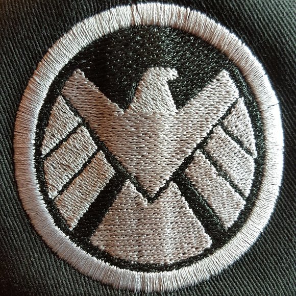 MARVEL SHIELD LOGO BLACK CAP - Adjustable Size Hat - Picture 8 of 9